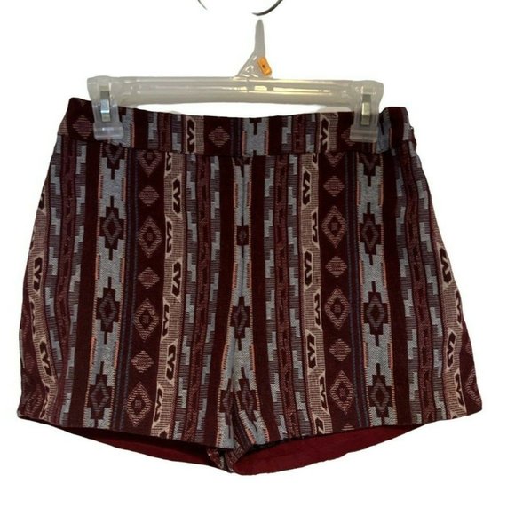 Hollister Pants - NEW Hollister Shorts Aztec Side Zip High Rise Junior Womens Size 3